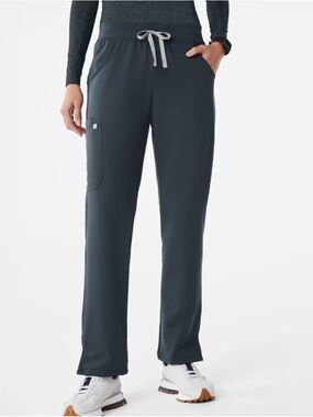 Figs Kade Cargo Harbor Blue Scrub Pants